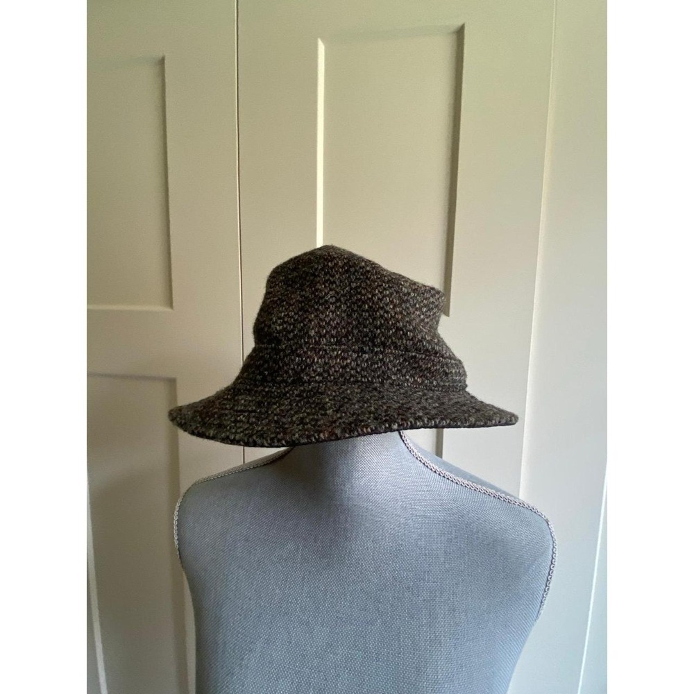 LL Bean Hat Harris Tweed Men Medium Gore-Tex Wool s2